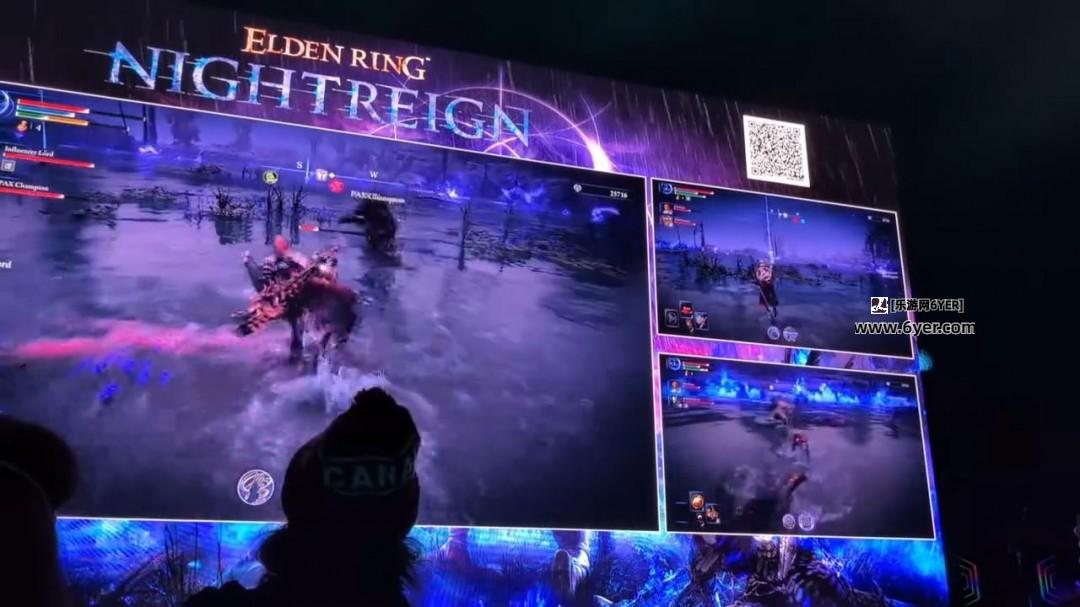 《艾尔登法环：黑夜君临》超长实机演示 合作打怪！